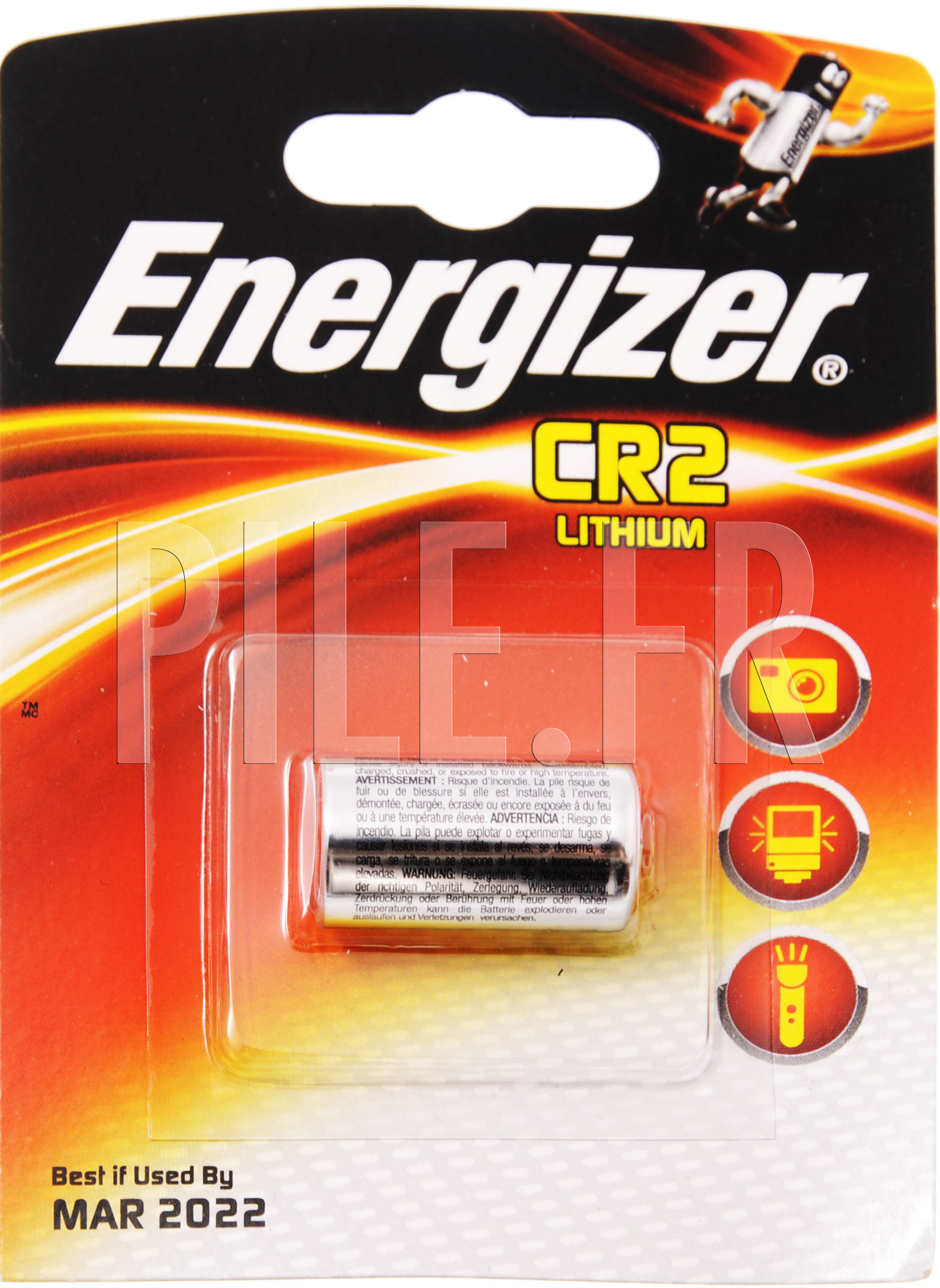 Piles CR2 ENERGIZER