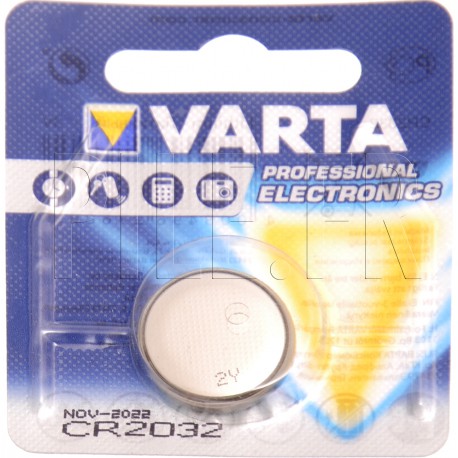 Pile bouton lithium 3V Varta CR2032 - CR2032