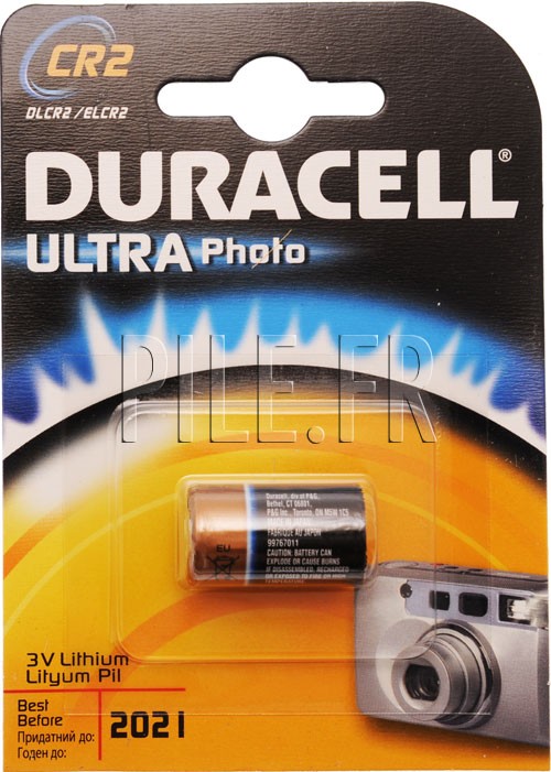 10x pile photo Duracell CR2 Ultra Lithium 3V max.850mAh CR15H270, CR2, Piles photo, Piles
